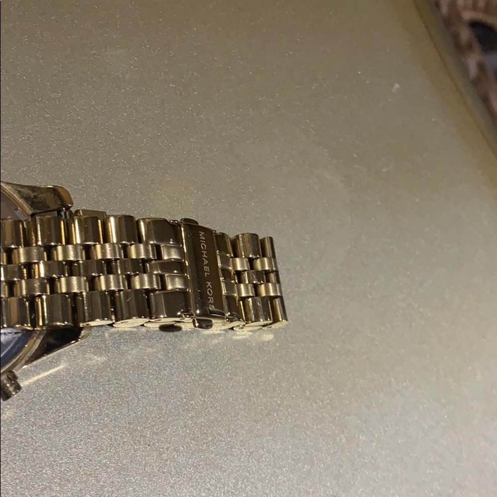 Michael Kors Men's Chronograph Gold Bracelet Watch - Picture 3 of 3
